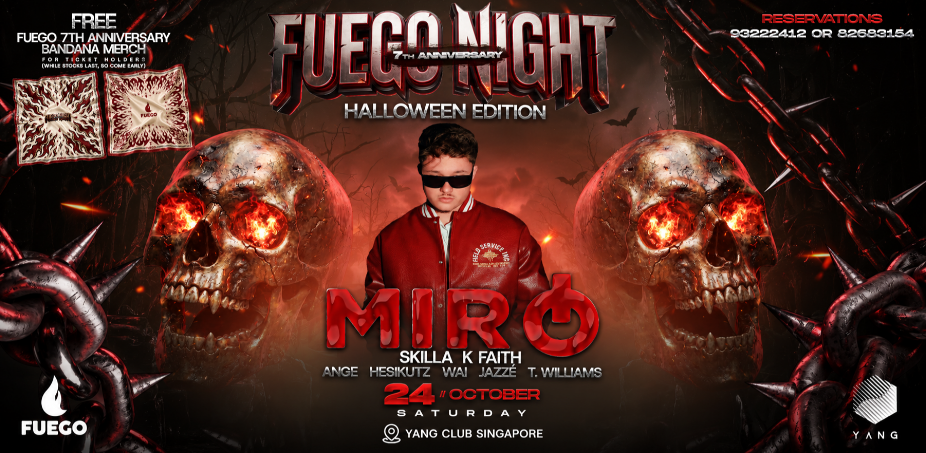 Fuego Night 7th Anniversary: Halloween presents MIRO