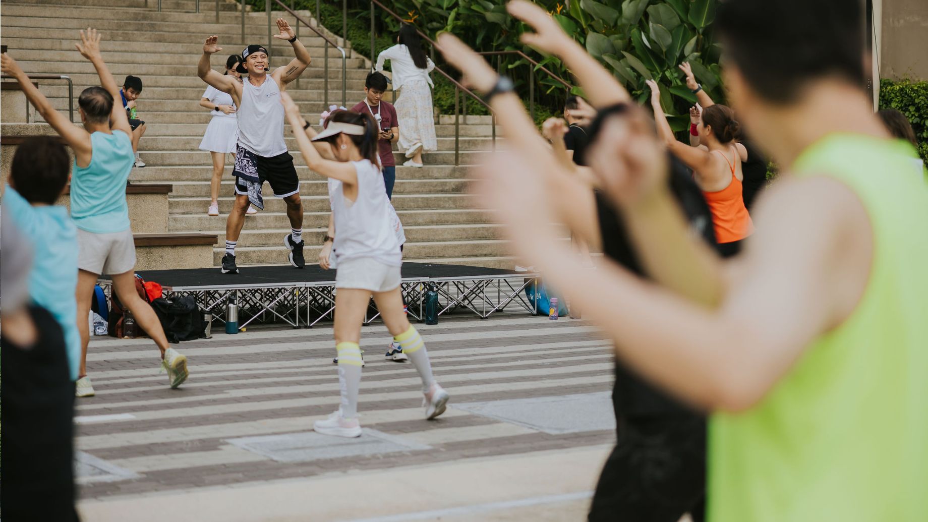 Zumba at Sentosa Sensoryscape