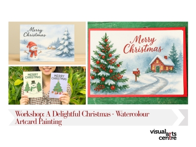 A Delightful Christmas - Watercolour Artcard Painting