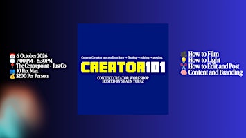 CREATOR 101 创作者课堂