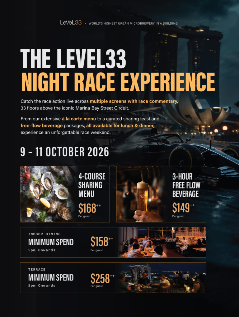 LeVeL33 brings Singapore's Night Race to new heights