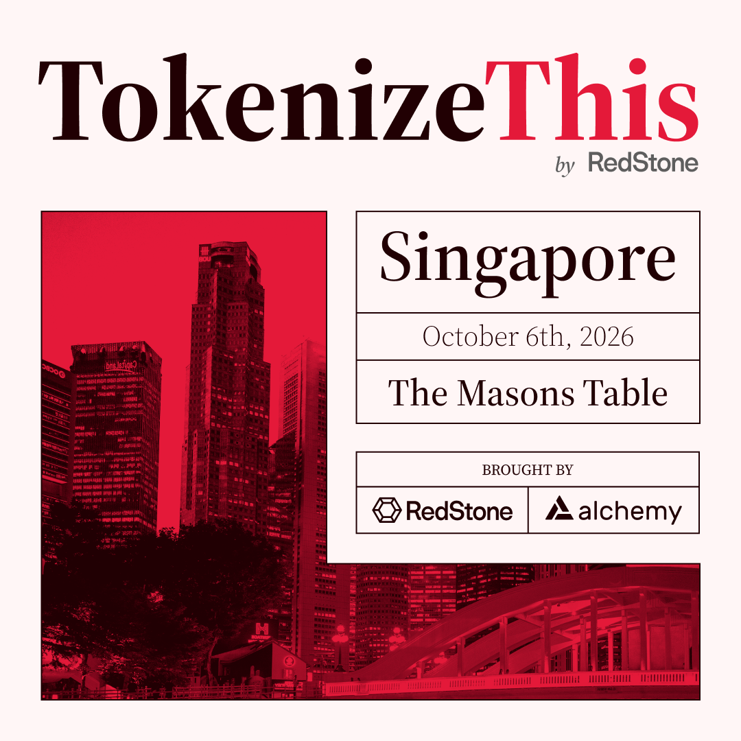 TokenizeThis 2026 · RedStone 新加坡场