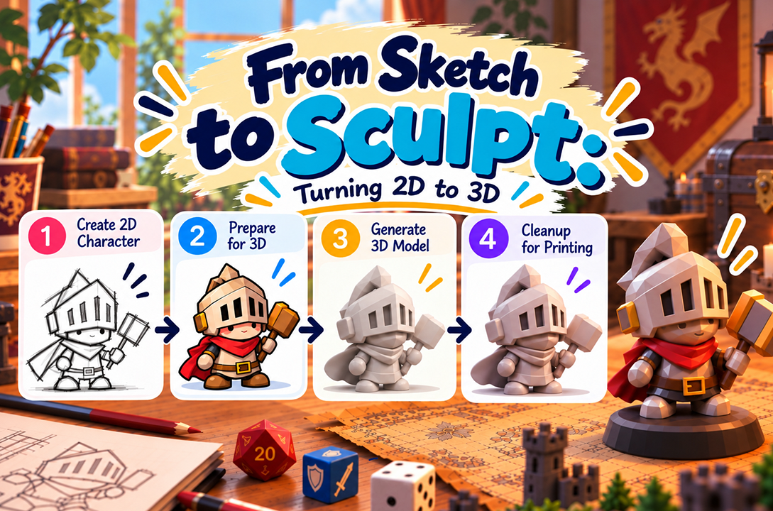From Sketch to Sculpt @ Punggol Library | MakeIT