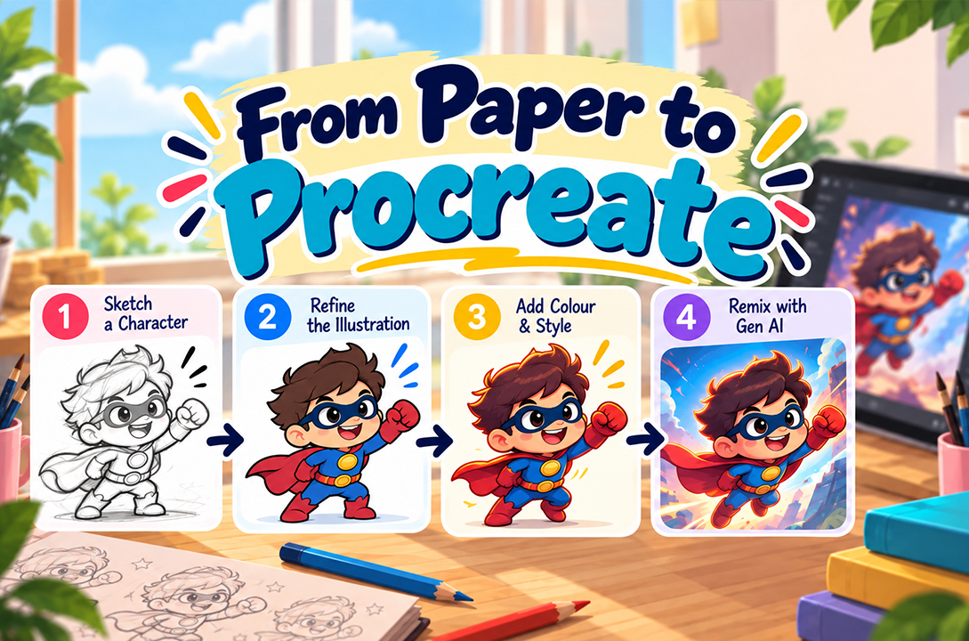 From Paper to Procreate @ Punggol Library | MakeIT