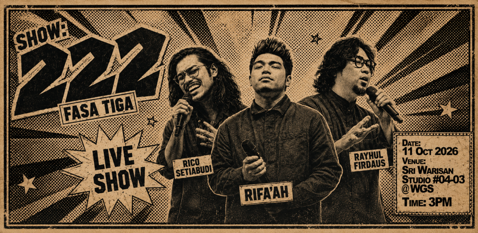 222 · Fasa Tiga
