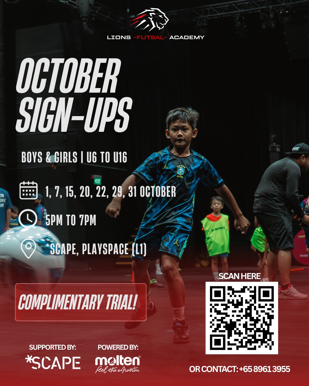 Lions Futsal Academy 五人制足球训练