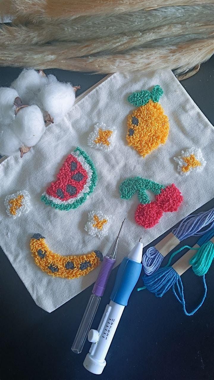 Punch Needle Pouch / Cup Holder