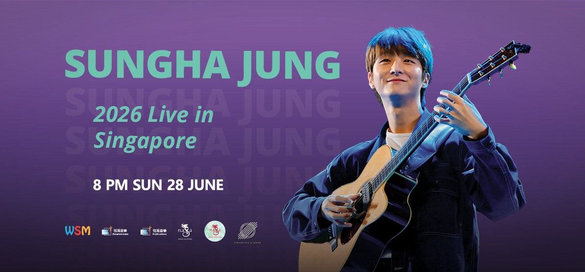SUNGHA JUNG 2026 LIVE IN SINGAPORE